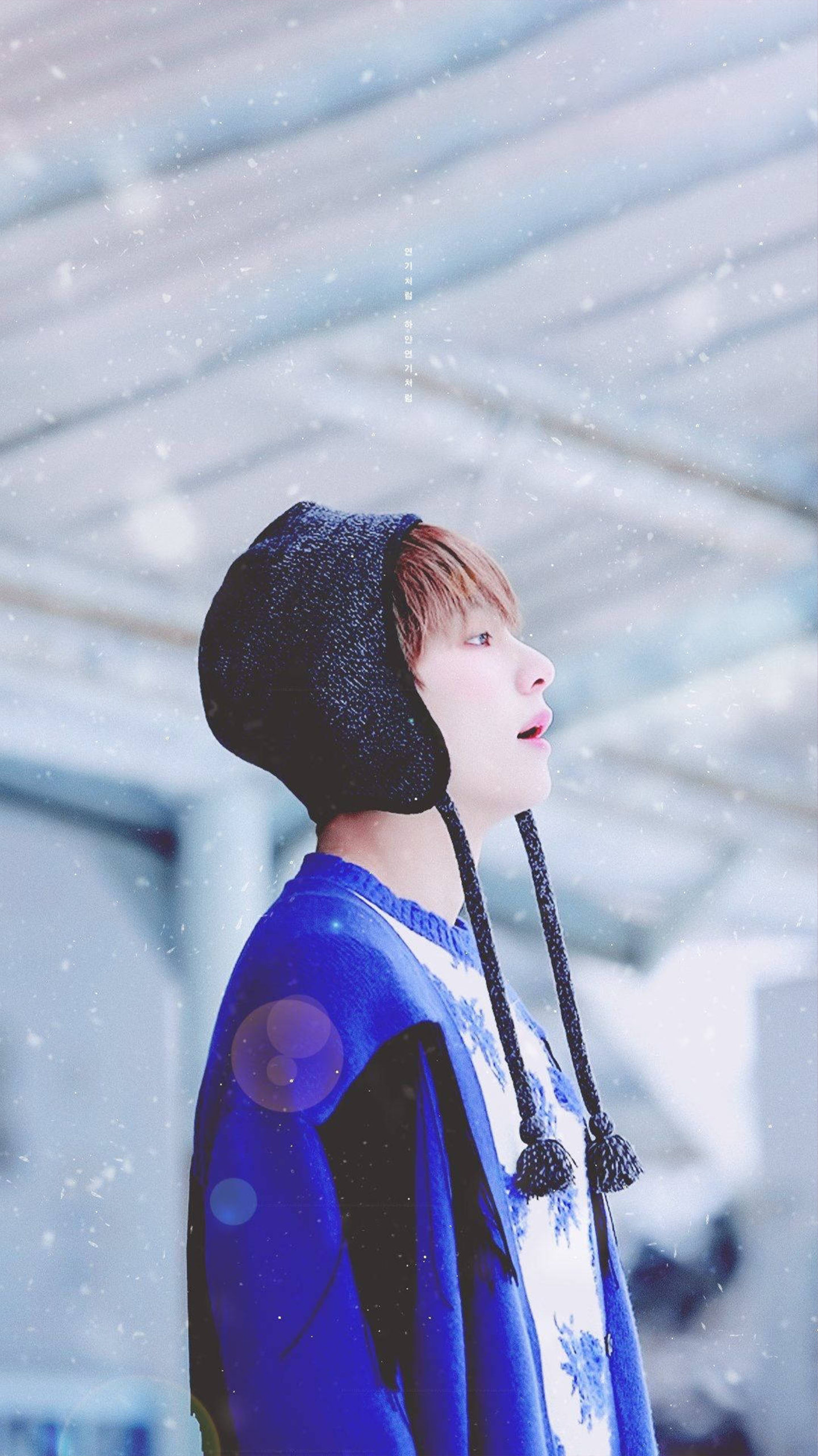 BTS Taehyung In Winter Days Mobile Wallpaper