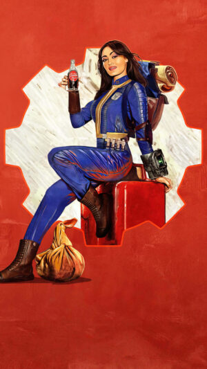 Ella Purnell In Fallout Series Mobile Wallpaper