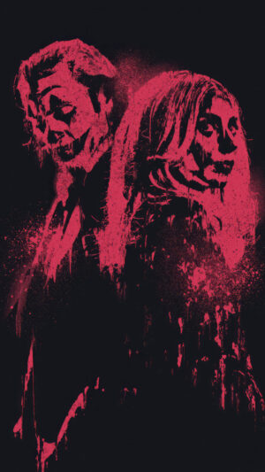 Joaquin Phoenix And Lady Gaga Joker 2 Minimal Dark Background Mobile Wallpaper