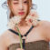 Singer Huh Yunjin With Flowers Mobile Wallpaper